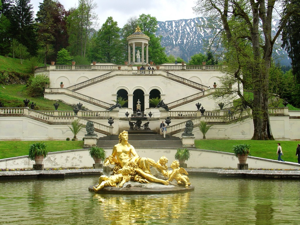 Schloss Linderhof Park, Bavaria jigsaw puzzle in Street View puzzles on TheJigsawPuzzles.com