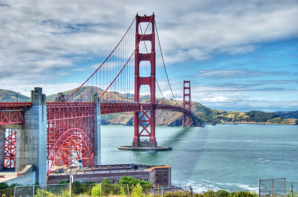 Golden Gate Bridge jigsaw puzzle in Bridges puzzles on TheJigsawPuzzles.com