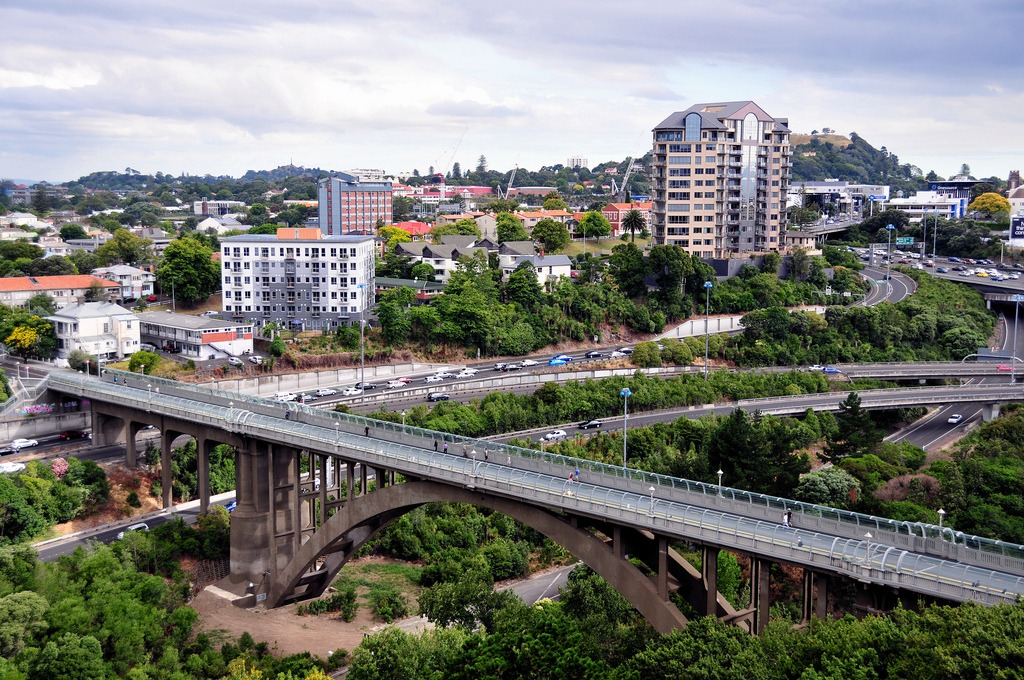 Grafton Road Bridge, Auckland, New Zealand jigsaw puzzle in Bridges puzzles on TheJigsawPuzzles.com