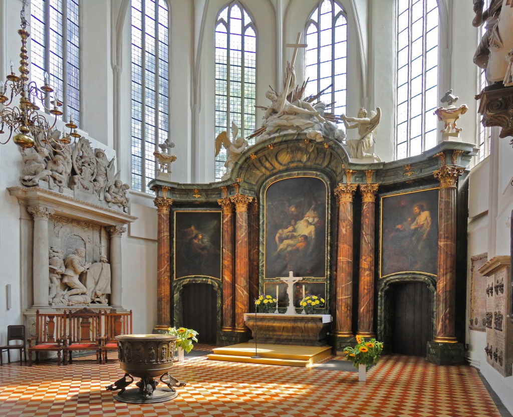 St. Mary's Church, Berlin, Germany jigsaw puzzle in Puzzle of the Day puzzles on TheJigsawPuzzles.com
