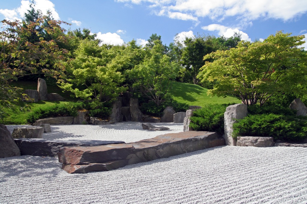 Japanese Garden, Marzahn Recreational Park jigsaw puzzle in Great Sightings puzzles on TheJigsawPuzzles.com