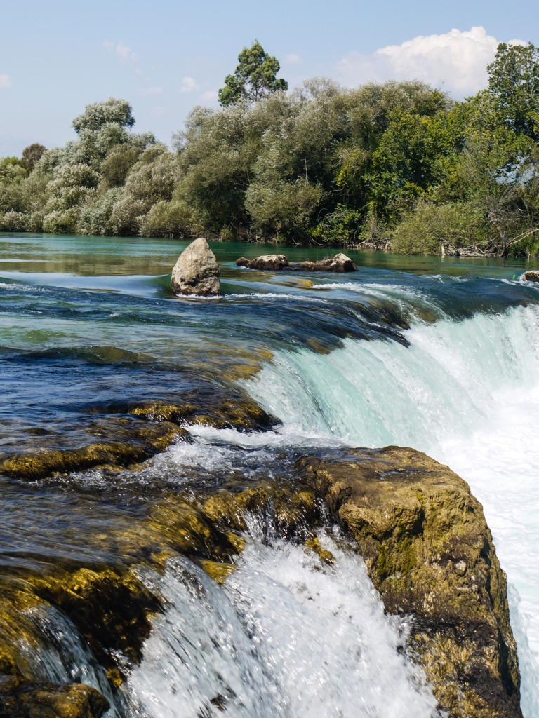 Manavgat Waterfall, Antalya, Turkey jigsaw puzzle in Waterfalls puzzles on TheJigsawPuzzles.com