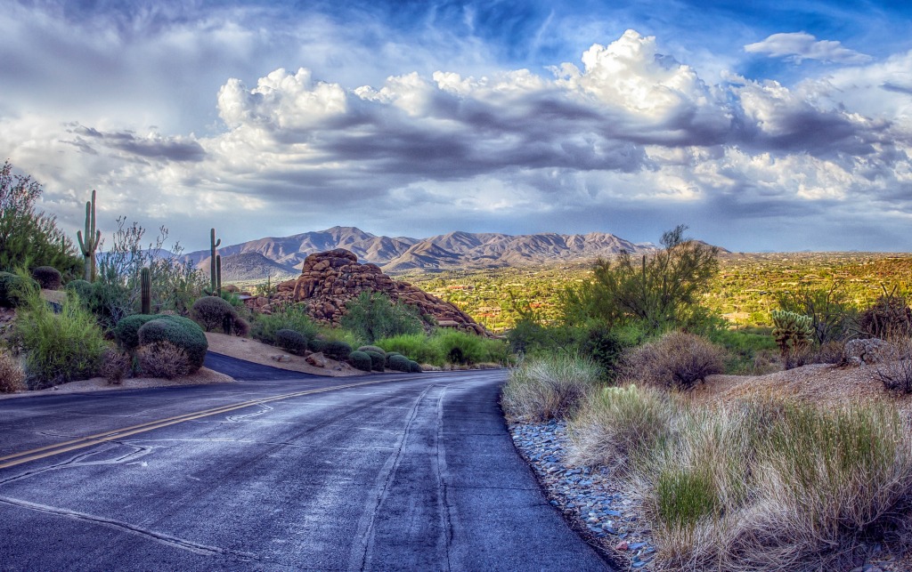 Clouds Approaching Scottsdale, Arizona jigsaw puzzle in Great Sightings puzzles on TheJigsawPuzzles.com