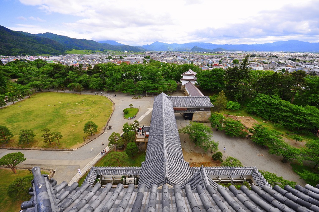 Tsuruga Castle, Japan jigsaw puzzle in Castles puzzles on TheJigsawPuzzles.com