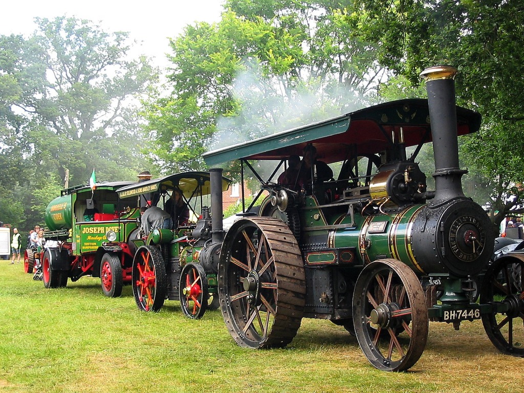 Traction Engines jigsaw puzzle in Puzzle of the Day puzzles on TheJigsawPuzzles.com