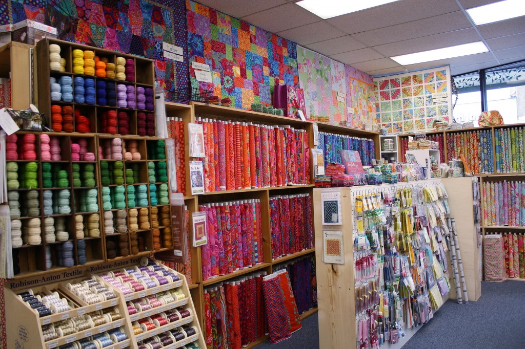 Sisters Fabric Shop, Chehalis WA jigsaw puzzle in Handmade puzzles on TheJigsawPuzzles.com