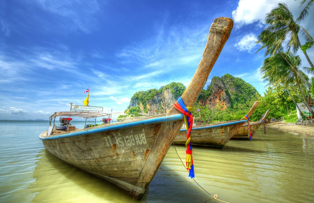 Krabi Beach, Thailand jigsaw puzzle in Puzzle of the Day puzzles on TheJigsawPuzzles.com