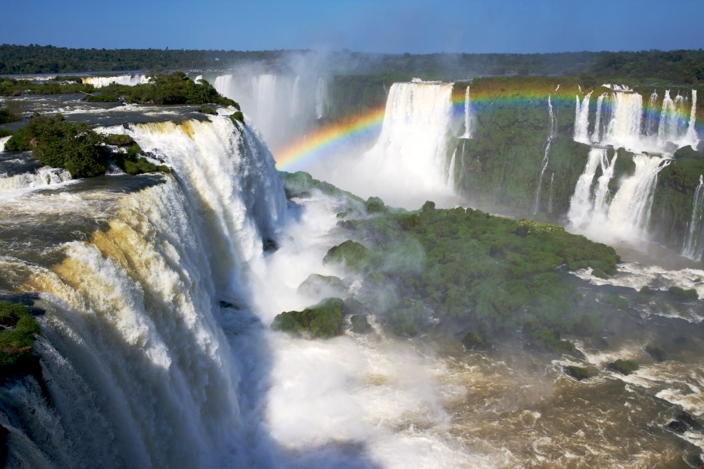 Iguazu Falls, Brazil jigsaw puzzle in Waterfalls puzzles on TheJigsawPuzzles.com