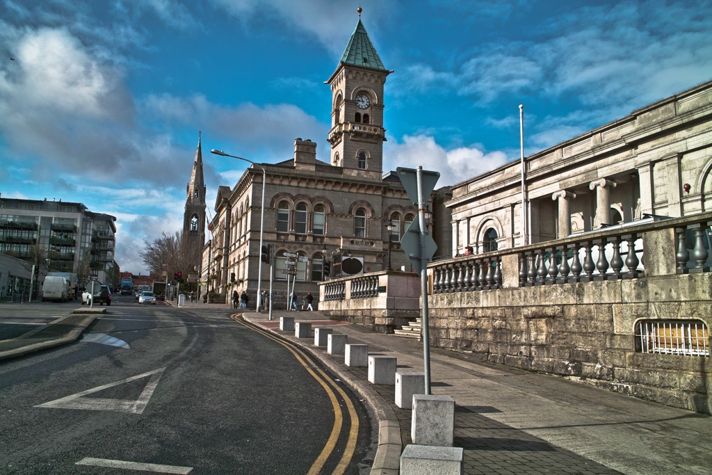 Dun Laoghaire Town Hall, County Dublin, Ireland jigsaw puzzle in Street View puzzles on TheJigsawPuzzles.com