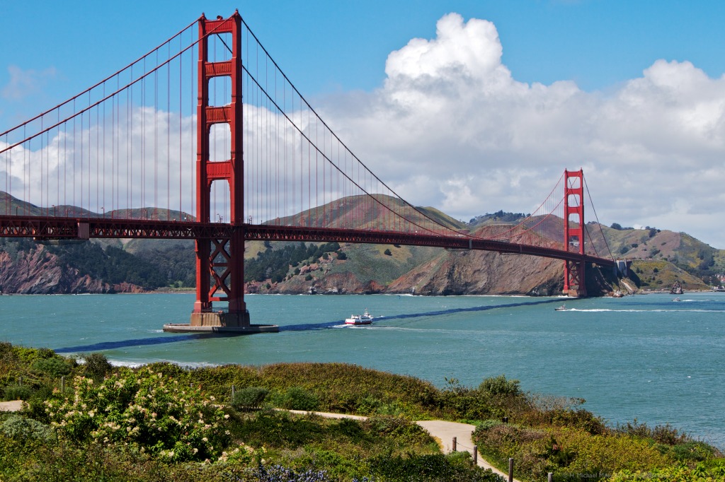 Golden Gate Bridge jigsaw puzzle in Bridges puzzles on TheJigsawPuzzles.com