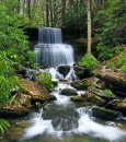 Round Island Run Falls, Clinton County