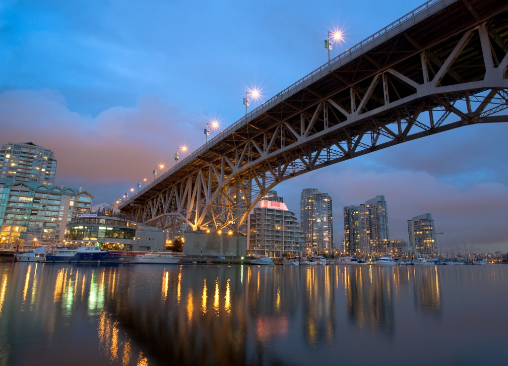 Granville St. Bridge, Vancouver, Canada jigsaw puzzle in Bridges puzzles on TheJigsawPuzzles.com