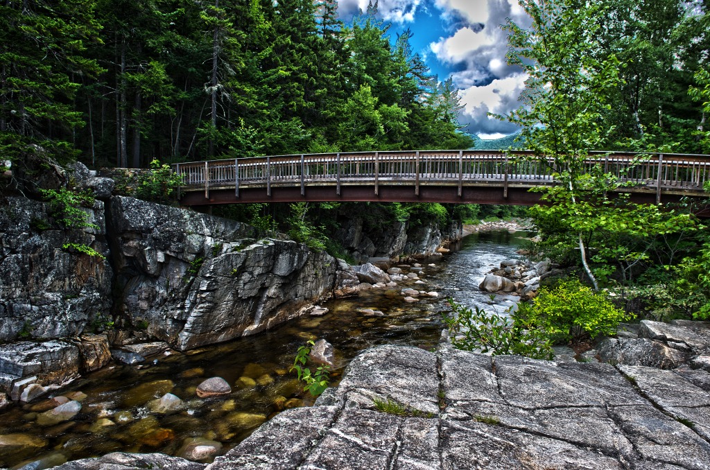 White Mountains, New Hampshire jigsaw puzzle in Bridges puzzles on TheJigsawPuzzles.com