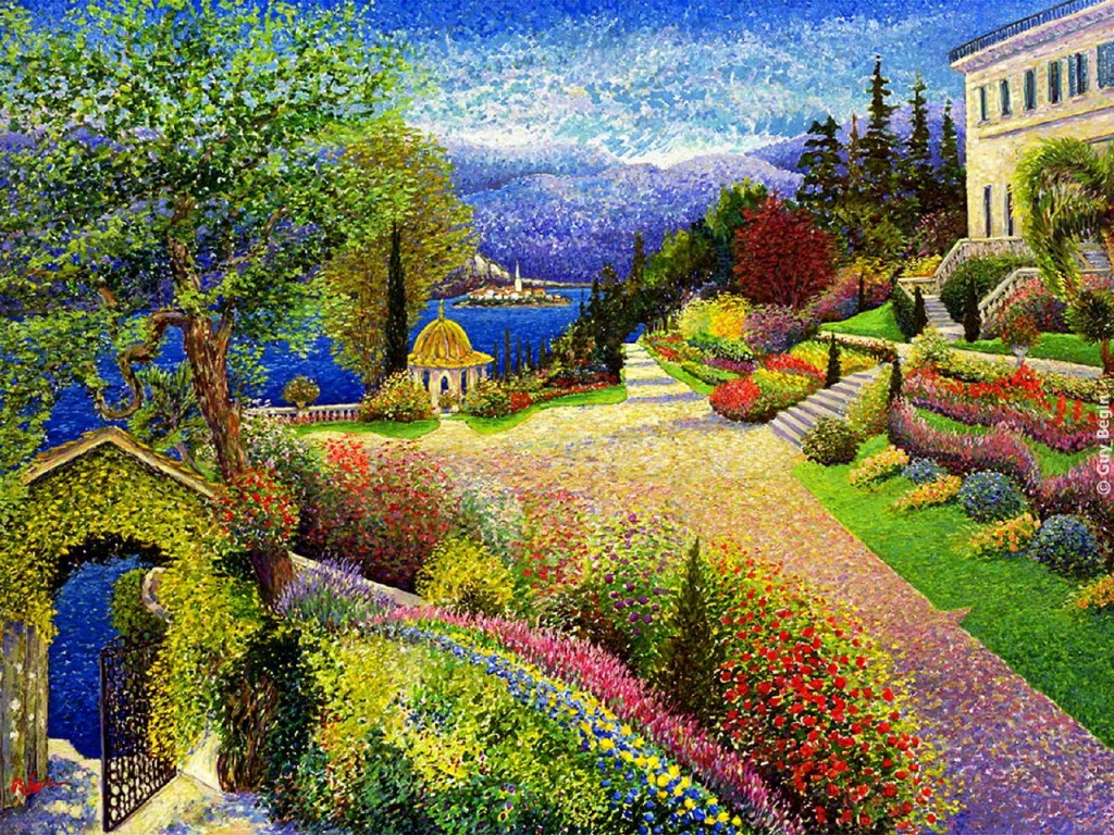 Parfum des Iles Borromees jigsaw puzzle in Great Sightings puzzles on TheJigsawPuzzles.com