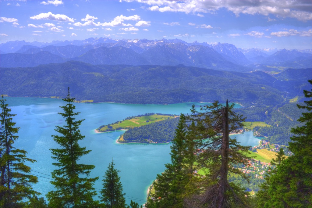 Overlooking the Valley jigsaw puzzle in Great Sightings puzzles on TheJigsawPuzzles.com