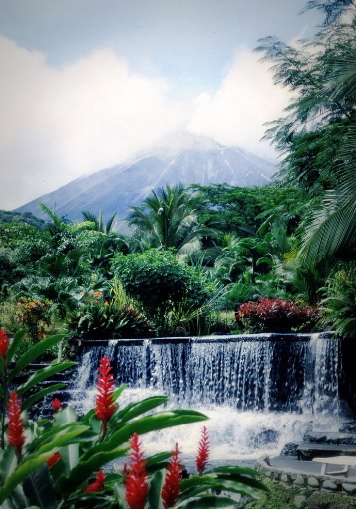 Tabacon Hot Springs, Costa Rica jigsaw puzzle in Waterfalls puzzles on TheJigsawPuzzles.com