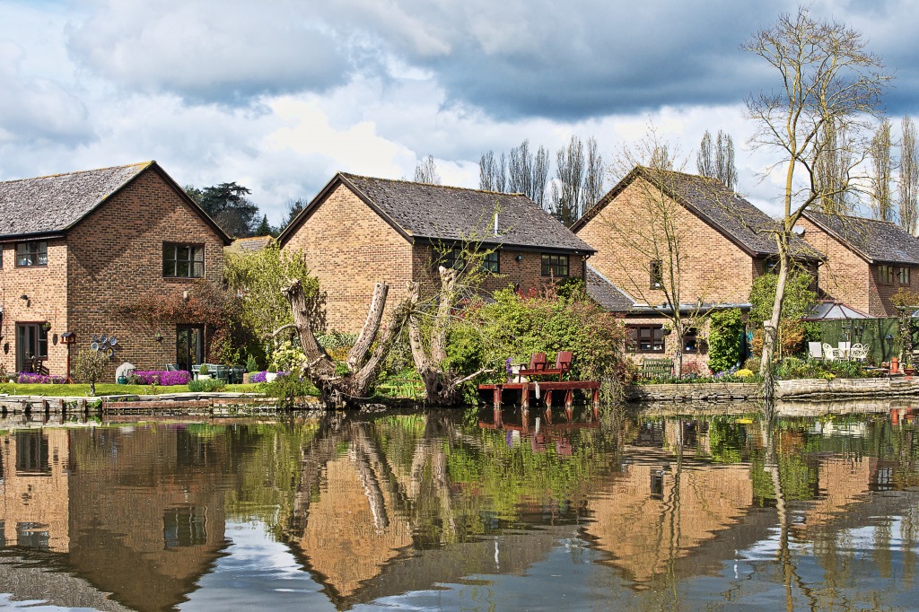 Grand Union Canal, England jigsaw puzzle in Puzzle of the Day puzzles on TheJigsawPuzzles.com