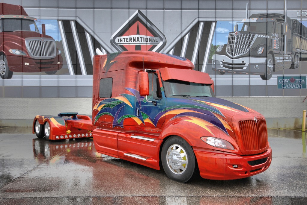 Prostar Show Truck jigsaw puzzle in Cars & Bikes puzzles on TheJigsawPuzzles.com