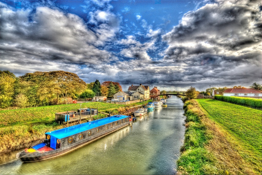 River Hull at Tickton, England jigsaw puzzle in Great Sightings puzzles on TheJigsawPuzzles.com