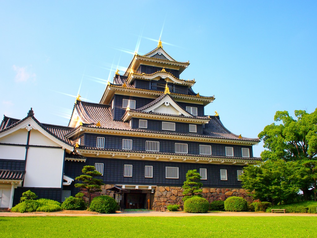 Okayama Castle, Japan jigsaw puzzle in Castles puzzles on TheJigsawPuzzles.com