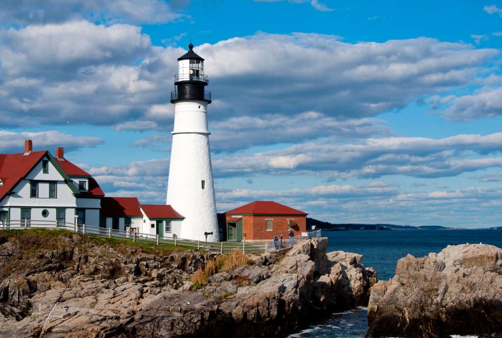 Portland Head Lighthouse jigsaw puzzle in Great Sightings puzzles on TheJigsawPuzzles.com