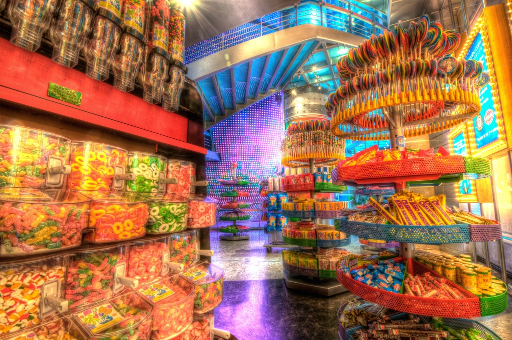 Candy Shop in New York City jigsaw puzzle in Puzzle of the Day puzzles on TheJigsawPuzzles.com