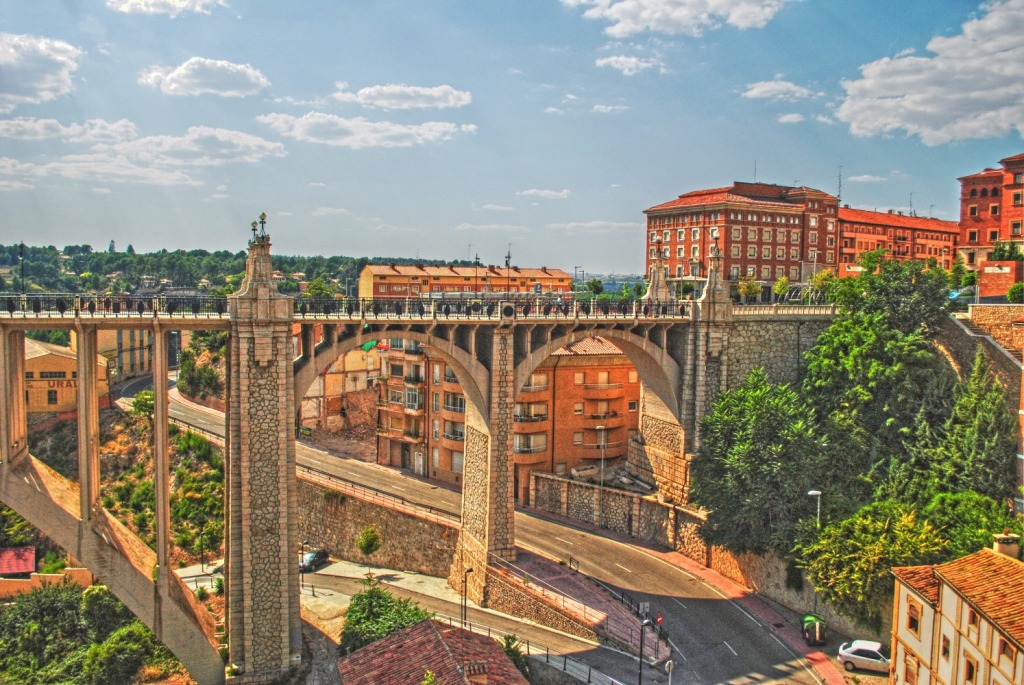 Teruel, Aragon, Spain jigsaw puzzle in Bridges puzzles on TheJigsawPuzzles.com