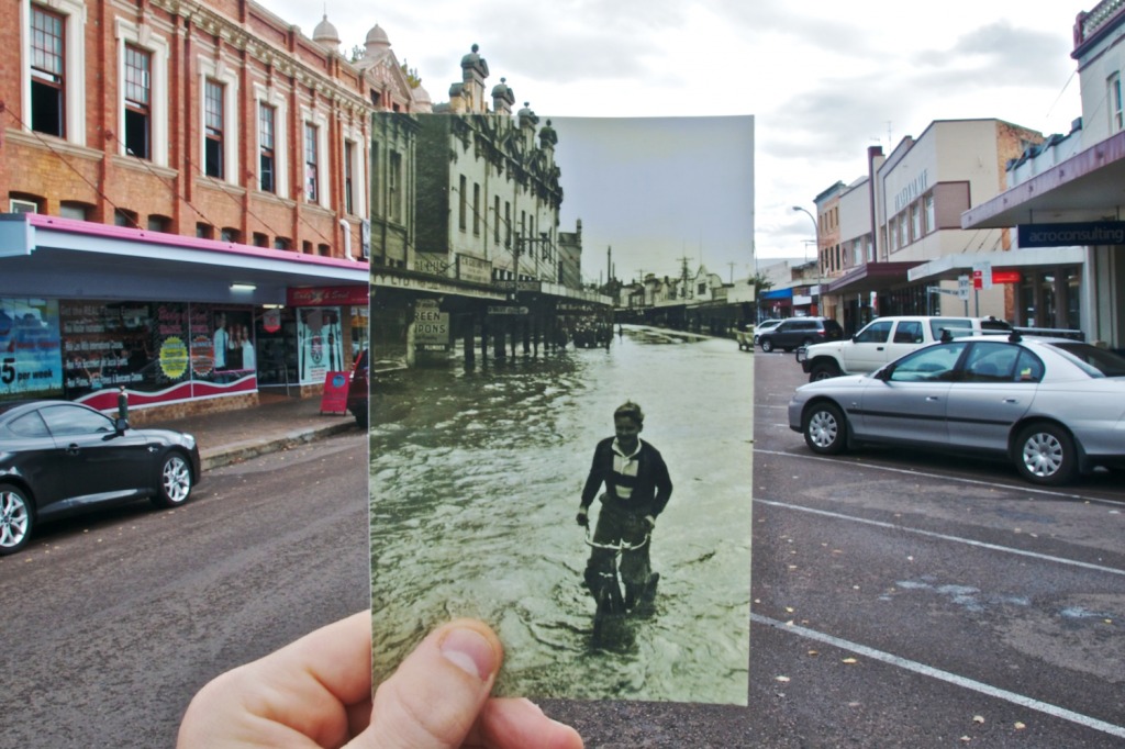 1955 Flood - Maitland, New South Wales jigsaw puzzle in Street View puzzles on TheJigsawPuzzles.com