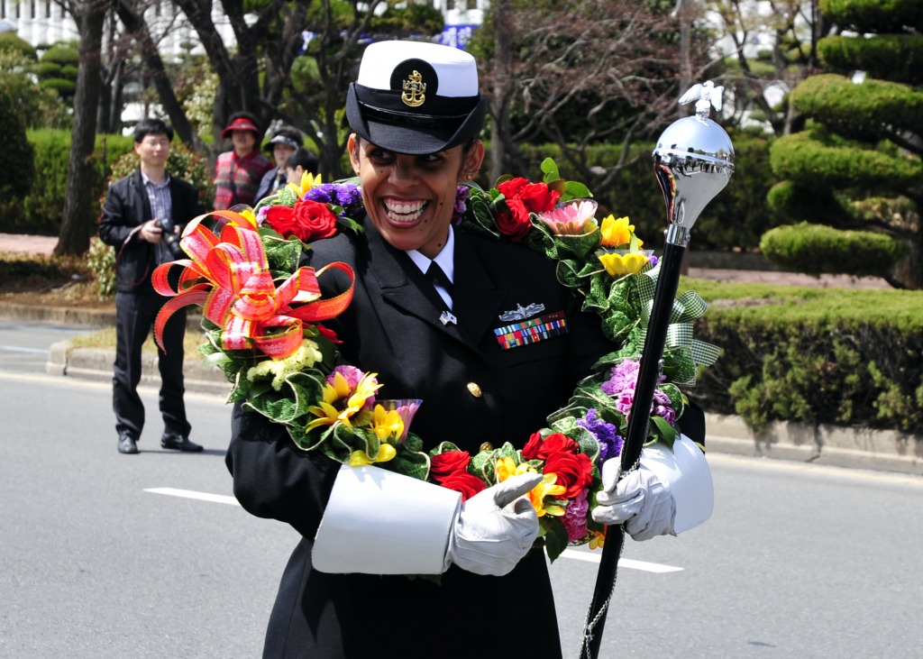 U.S. Navy Chief Musician jigsaw puzzle in Flowers puzzles on TheJigsawPuzzles.com