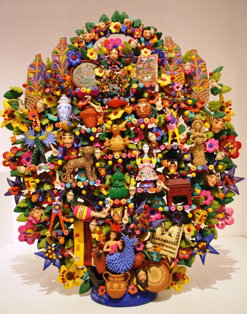 Tree of Life, Mexico City jigsaw puzzle in Handmade puzzles on TheJigsawPuzzles.com