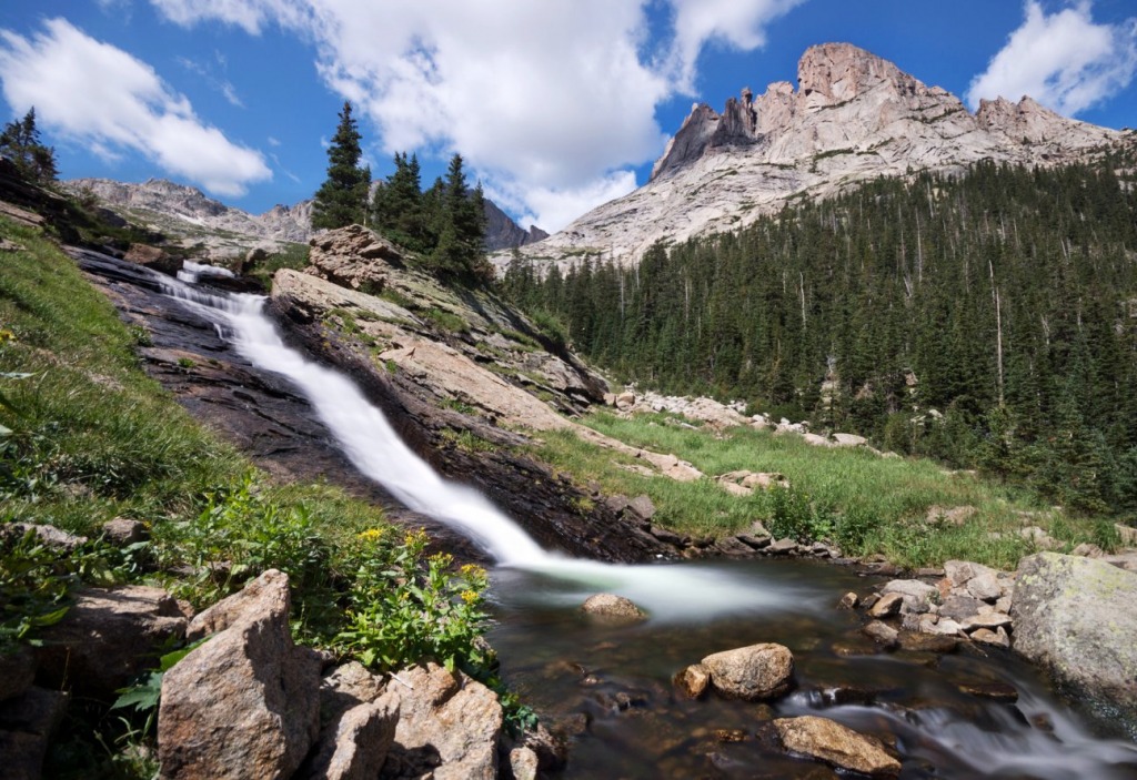 Ribbon Falls, Colorado jigsaw puzzle in Waterfalls puzzles on TheJigsawPuzzles.com