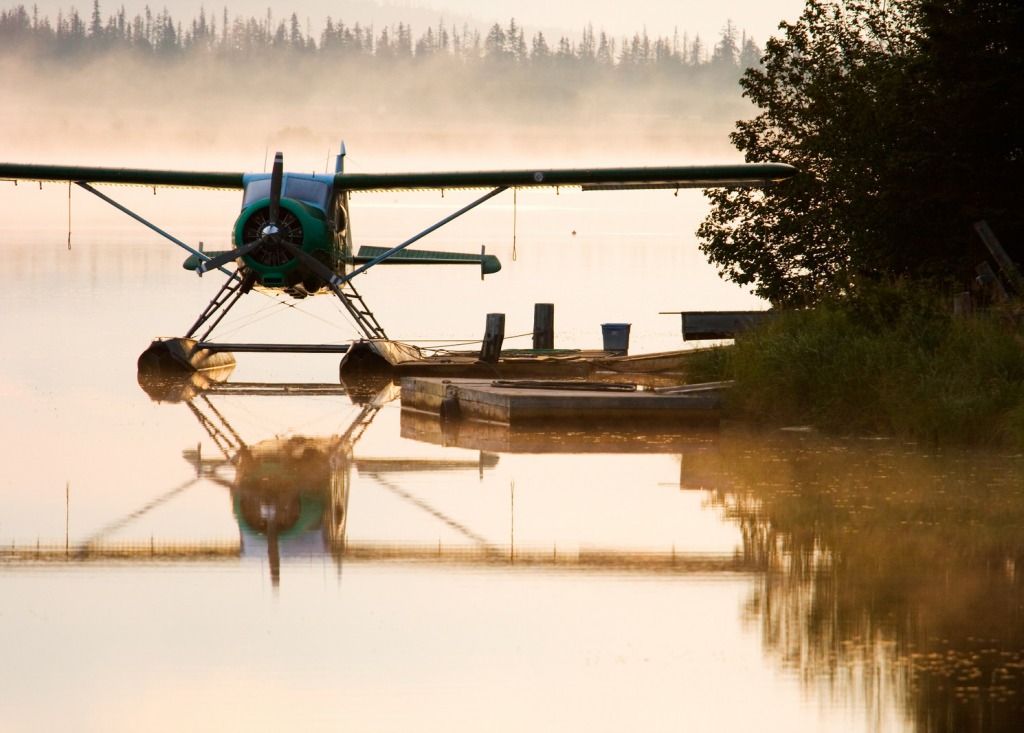 Float Plane in the Mist jigsaw puzzle in Aviation puzzles on TheJigsawPuzzles.com