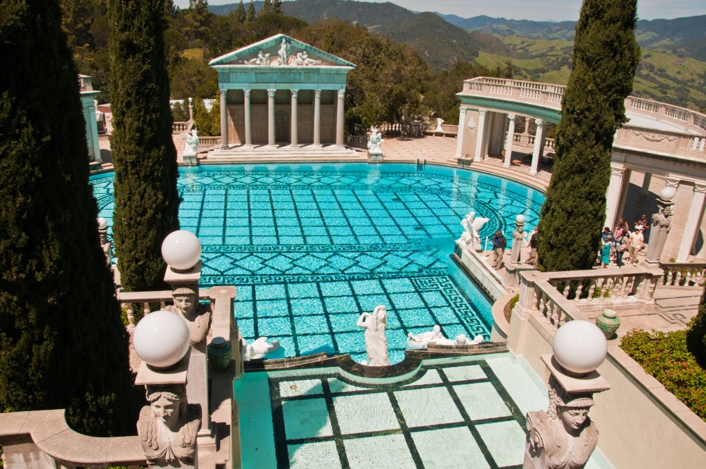 Hearst Castle, California jigsaw puzzle in Castles puzzles on TheJigsawPuzzles.com