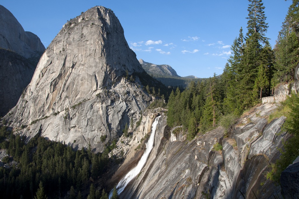 Nevada Falls Before Sunset jigsaw puzzle in Waterfalls puzzles on TheJigsawPuzzles.com