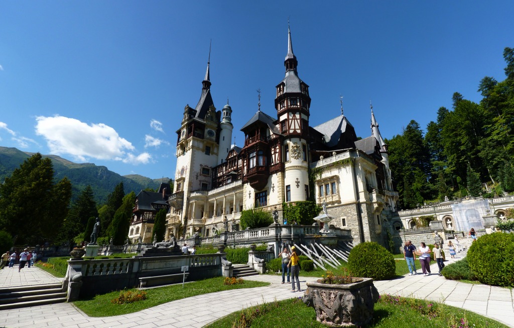 Peleș Castle, Romania jigsaw puzzle in Castles puzzles on TheJigsawPuzzles.com