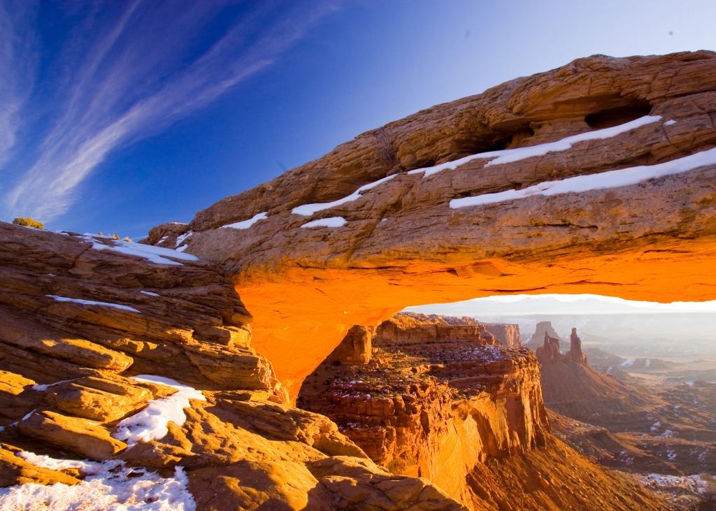 Mesa Arch, Canyonlands National Park jigsaw puzzle in Great Sightings puzzles on TheJigsawPuzzles.com