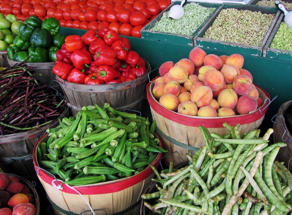 Old Farmers' Market, Jackson, Mississippi jigsaw puzzle in Fruits & Veggies puzzles on TheJigsawPuzzles.com