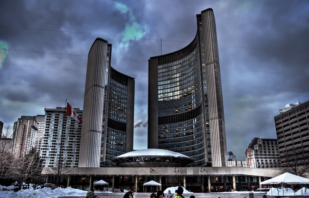 Toronto City Hall jigsaw puzzle in Street View puzzles on TheJigsawPuzzles.com