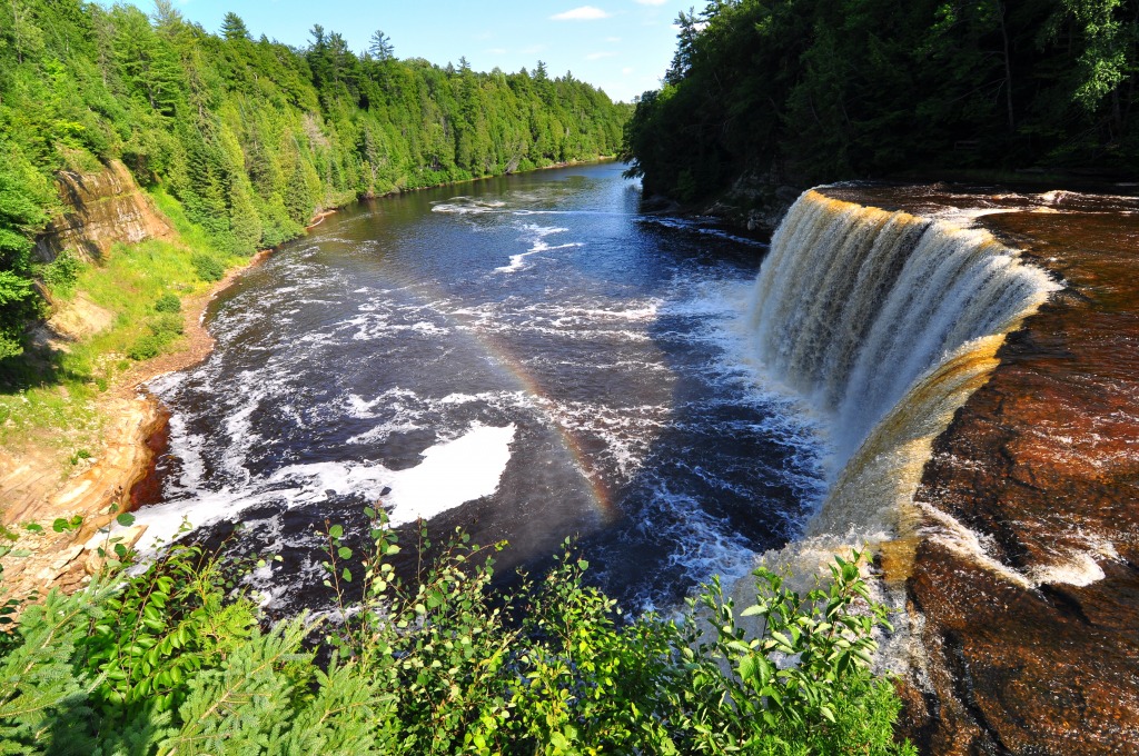 Tahquamenon Falls, Michigan jigsaw puzzle in Waterfalls puzzles on TheJigsawPuzzles.com