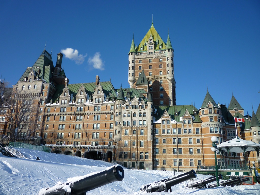 Château Frontenac, Quebec City jigsaw puzzle in Castles puzzles on TheJigsawPuzzles.com