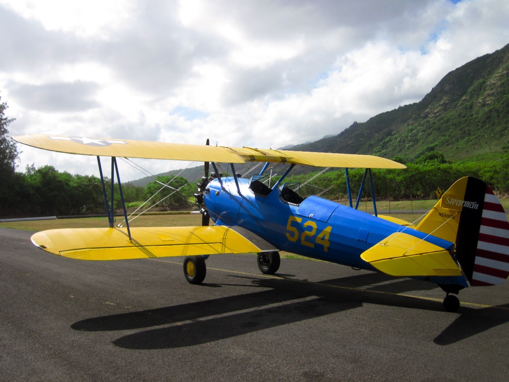 1941 Stearman Biplane jigsaw puzzle in Aviation puzzles on TheJigsawPuzzles.com