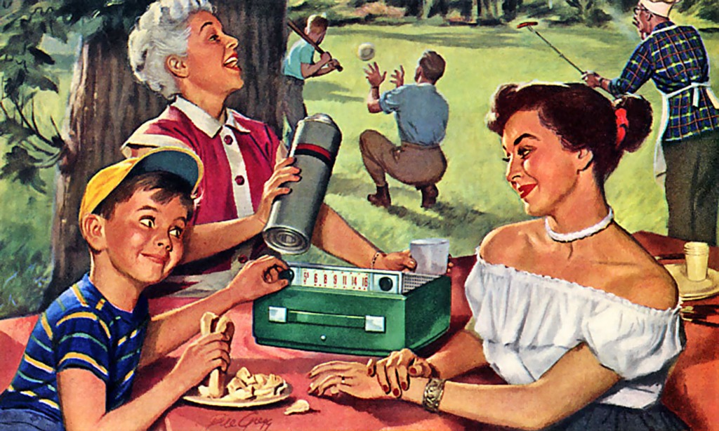 1952 - Picnic Tunes jigsaw puzzle in Piece of Art puzzles on TheJigsawPuzzles.com