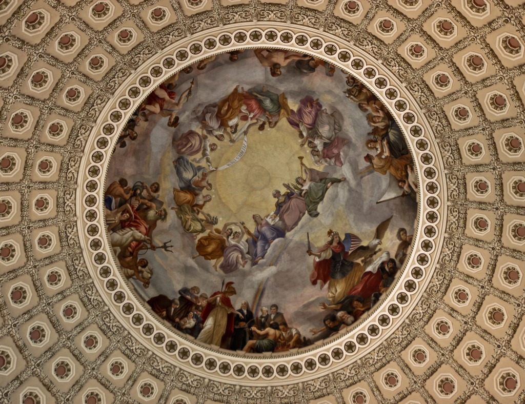 US Capitol Rotunda jigsaw puzzle in Piece of Art puzzles on TheJigsawPuzzles.com