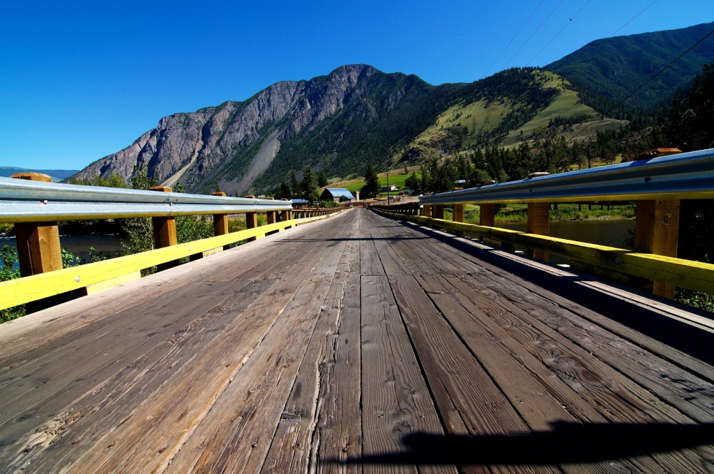 Keremeos Bridge, British Columbia jigsaw puzzle in Bridges puzzles on TheJigsawPuzzles.com