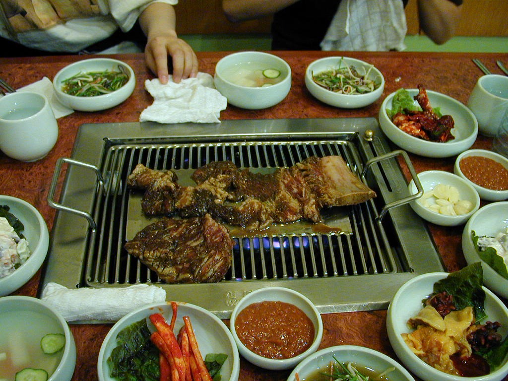 Korean BBQ jigsaw puzzle in Food & Bakery puzzles on TheJigsawPuzzles.com