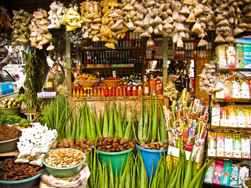 Maceio Municipal Market, Brazil jigsaw puzzle in Food & Bakery puzzles on TheJigsawPuzzles.com