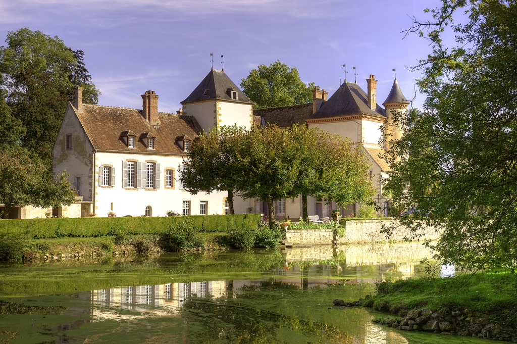 Chateau de Sigy, France jigsaw puzzle in Castles puzzles on TheJigsawPuzzles.com