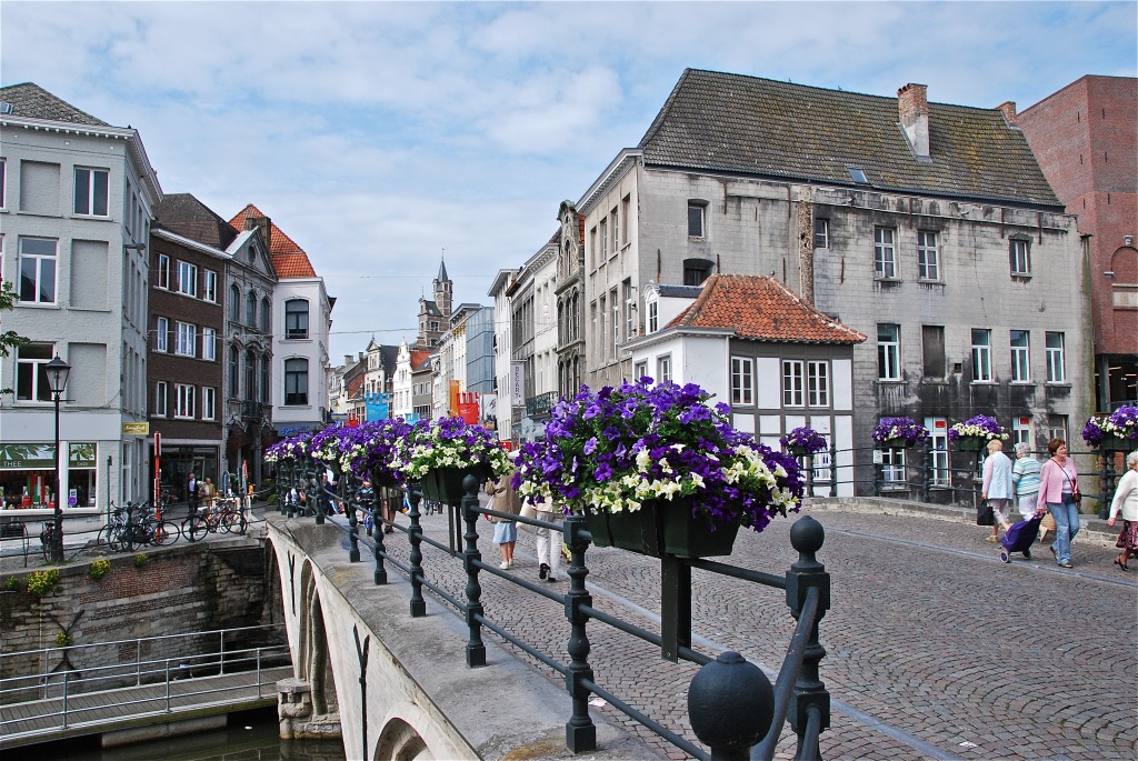 Mechelen, Belgium jigsaw puzzle in Bridges puzzles on TheJigsawPuzzles.com