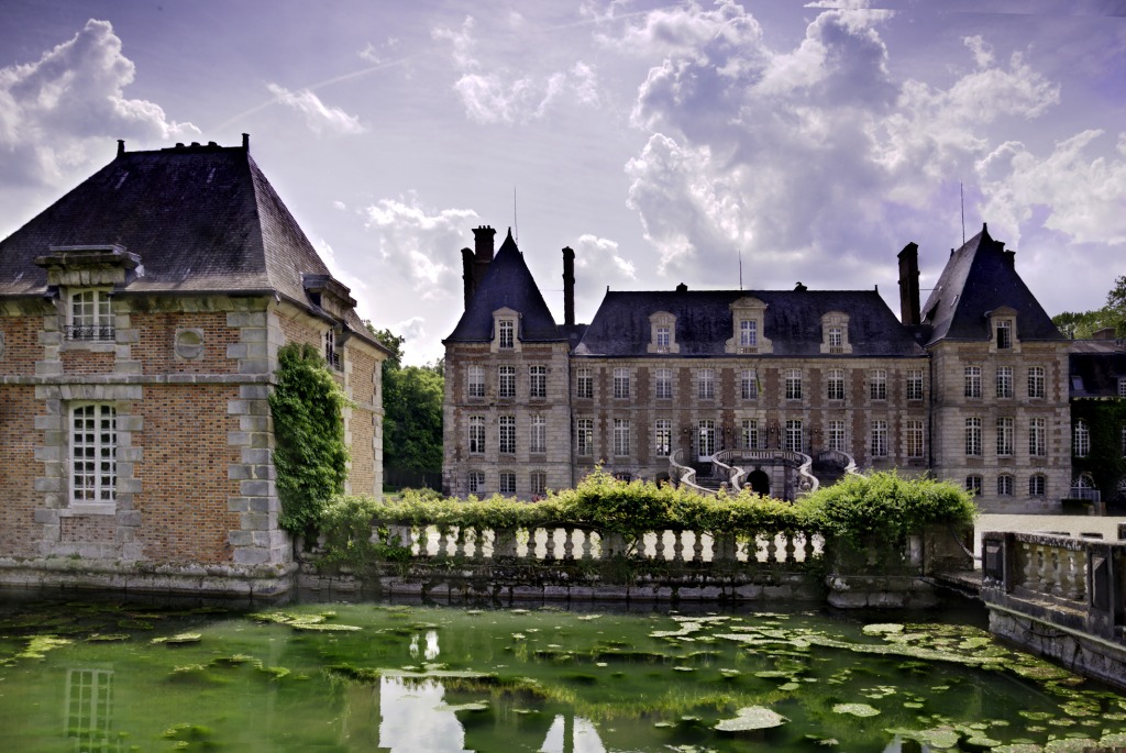 Château de Courances, France jigsaw puzzle in Castles puzzles on TheJigsawPuzzles.com