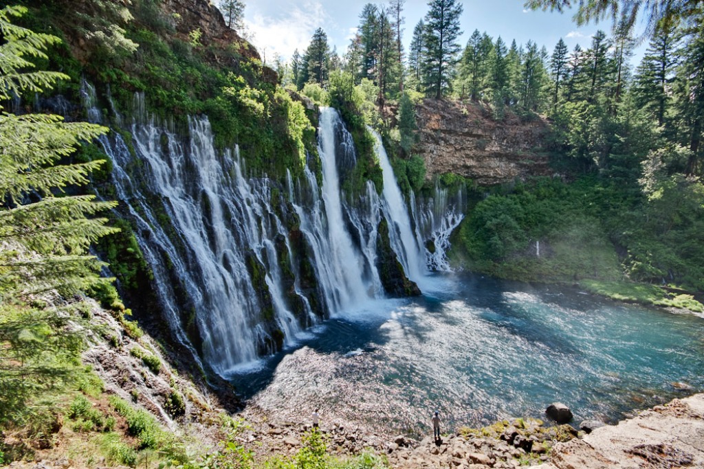 Burney Falls, California jigsaw puzzle in Waterfalls puzzles on TheJigsawPuzzles.com